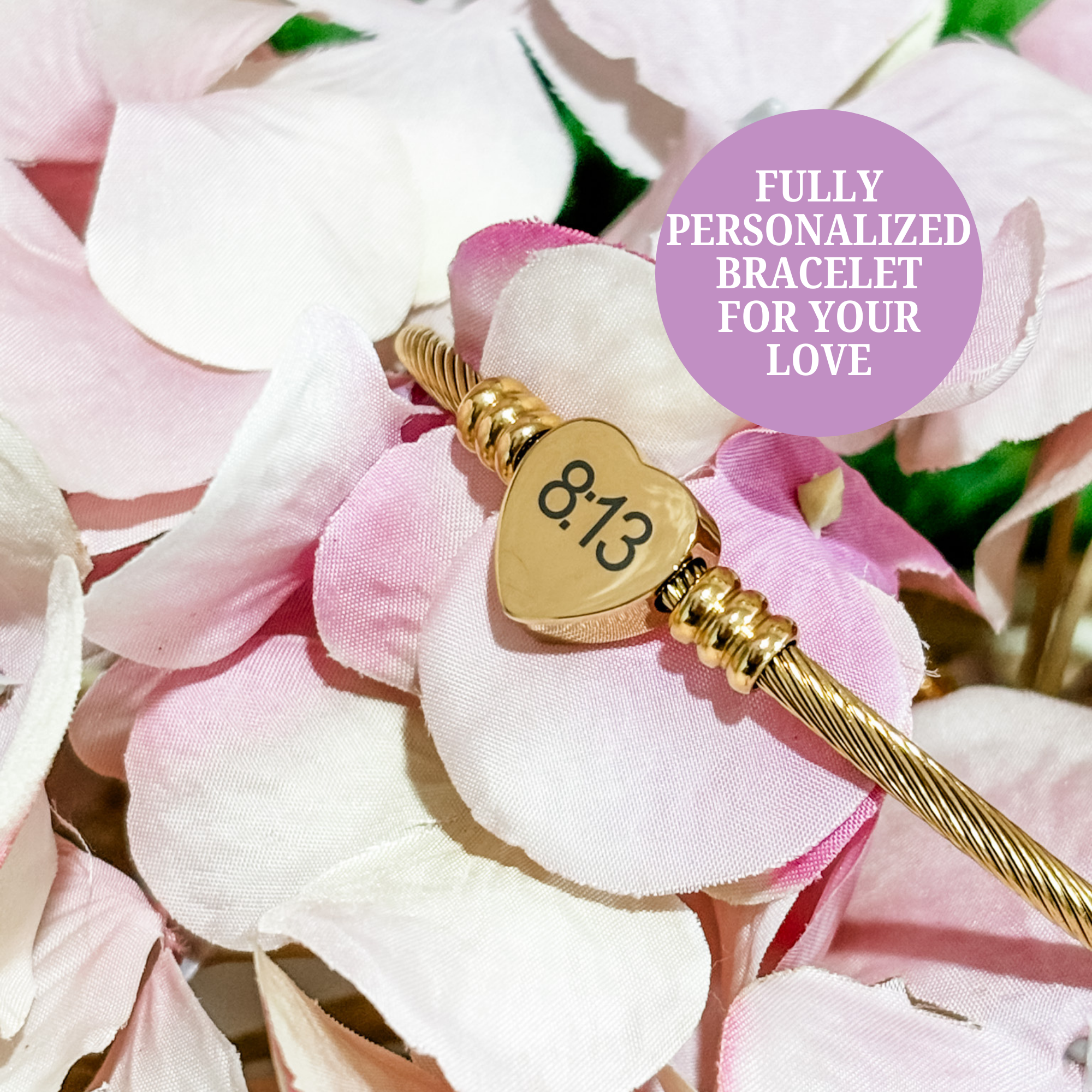 Personalized Bangle Bracelet