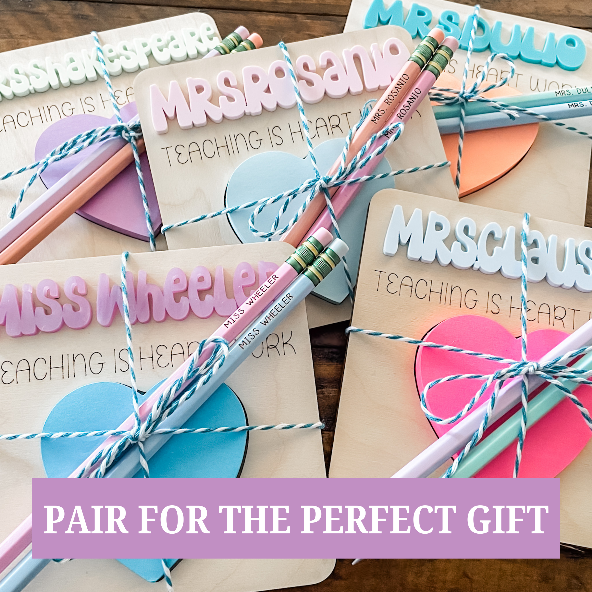 Personalized Sticky Note Holder