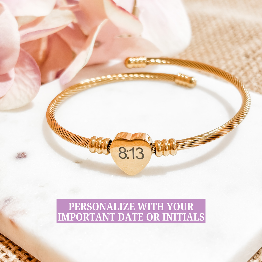 Personalized Bangle Bracelet