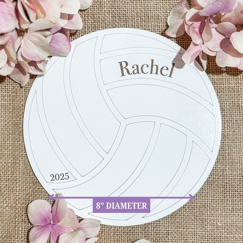 Volleyball Signature Plaque