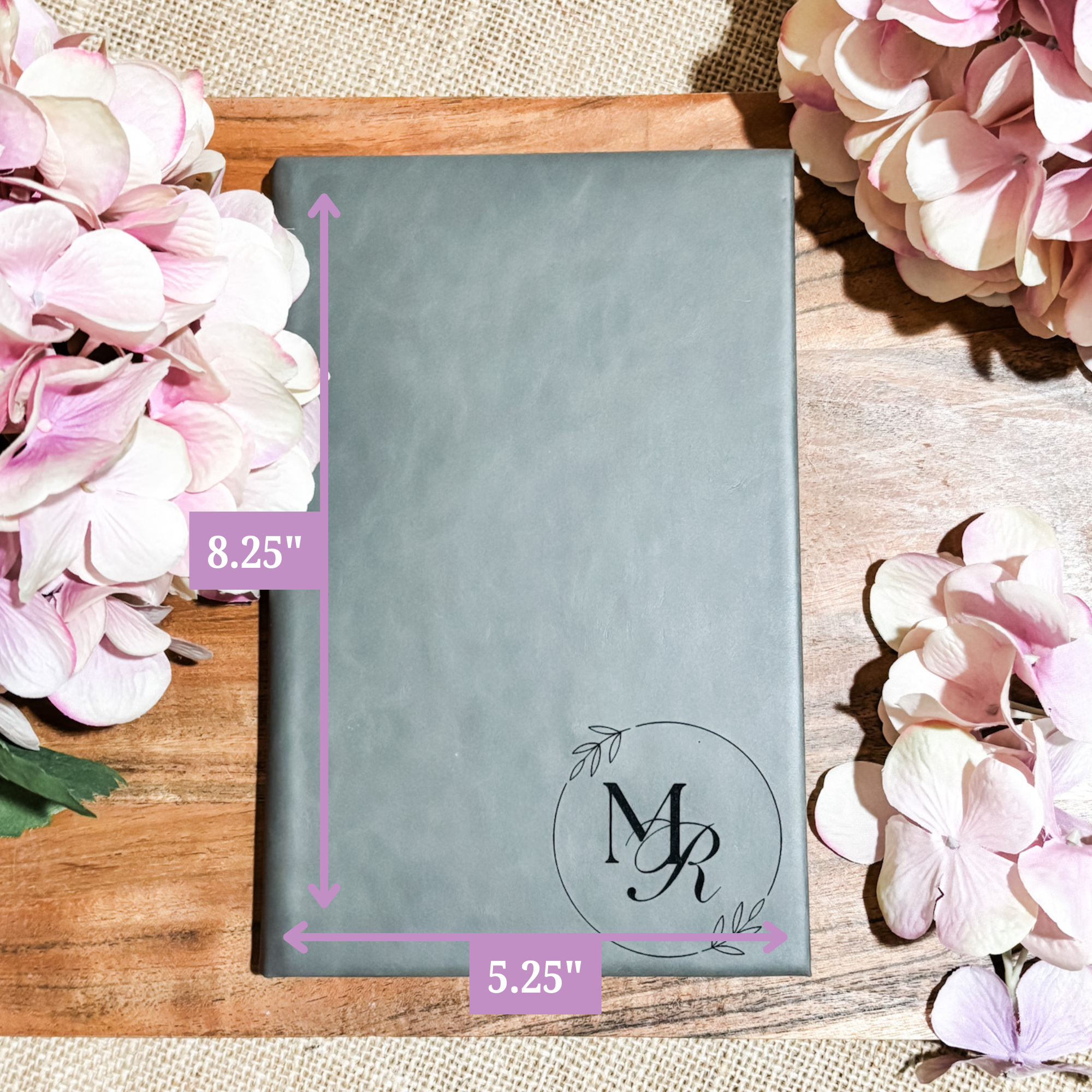 Personalized Vegan Leather Journals - H0010