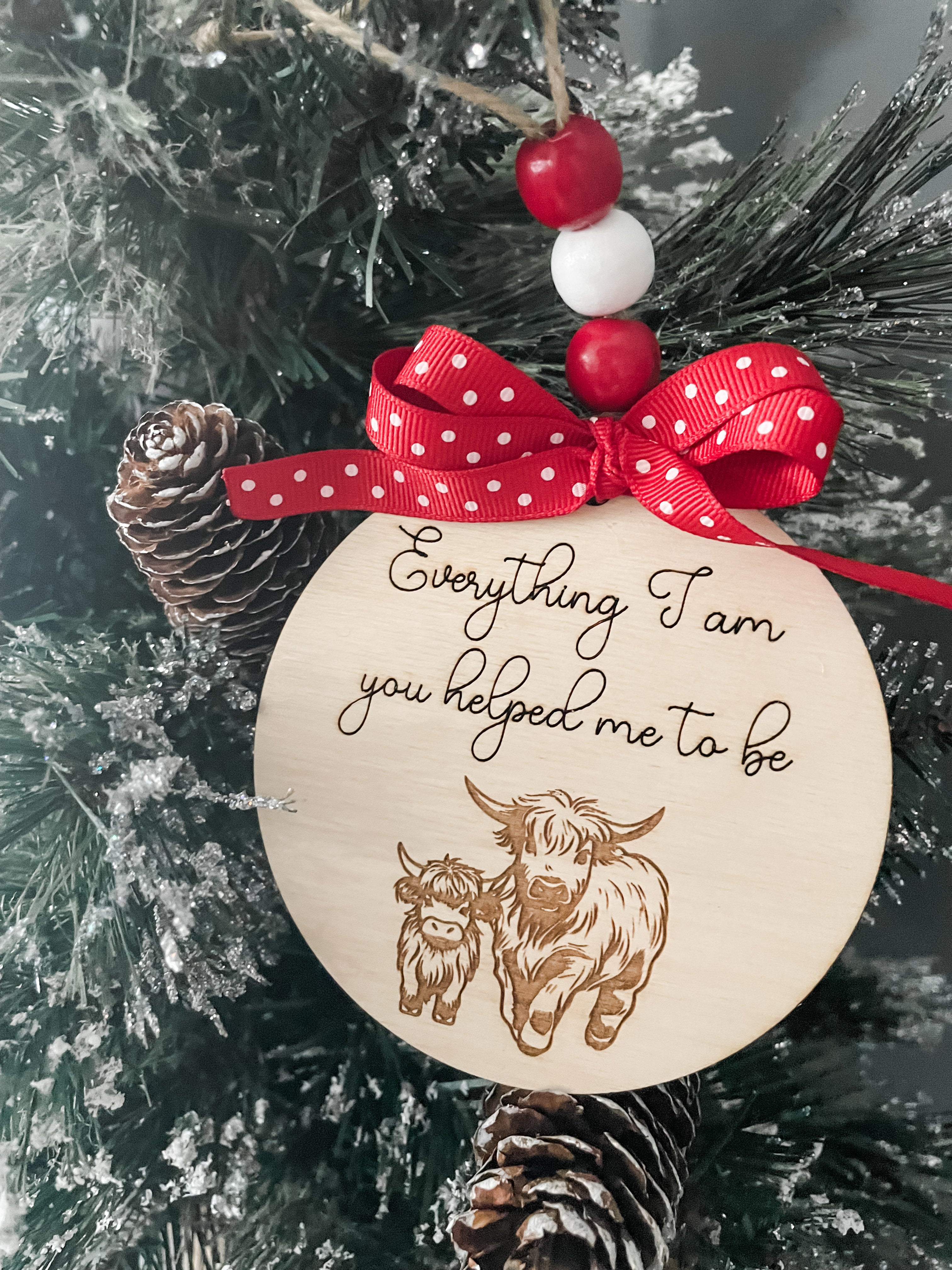 Everything I Am Christmas Ornament