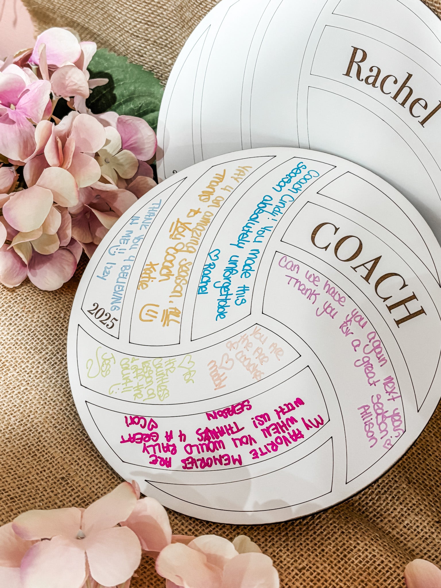 Volleyball Signature Plaque