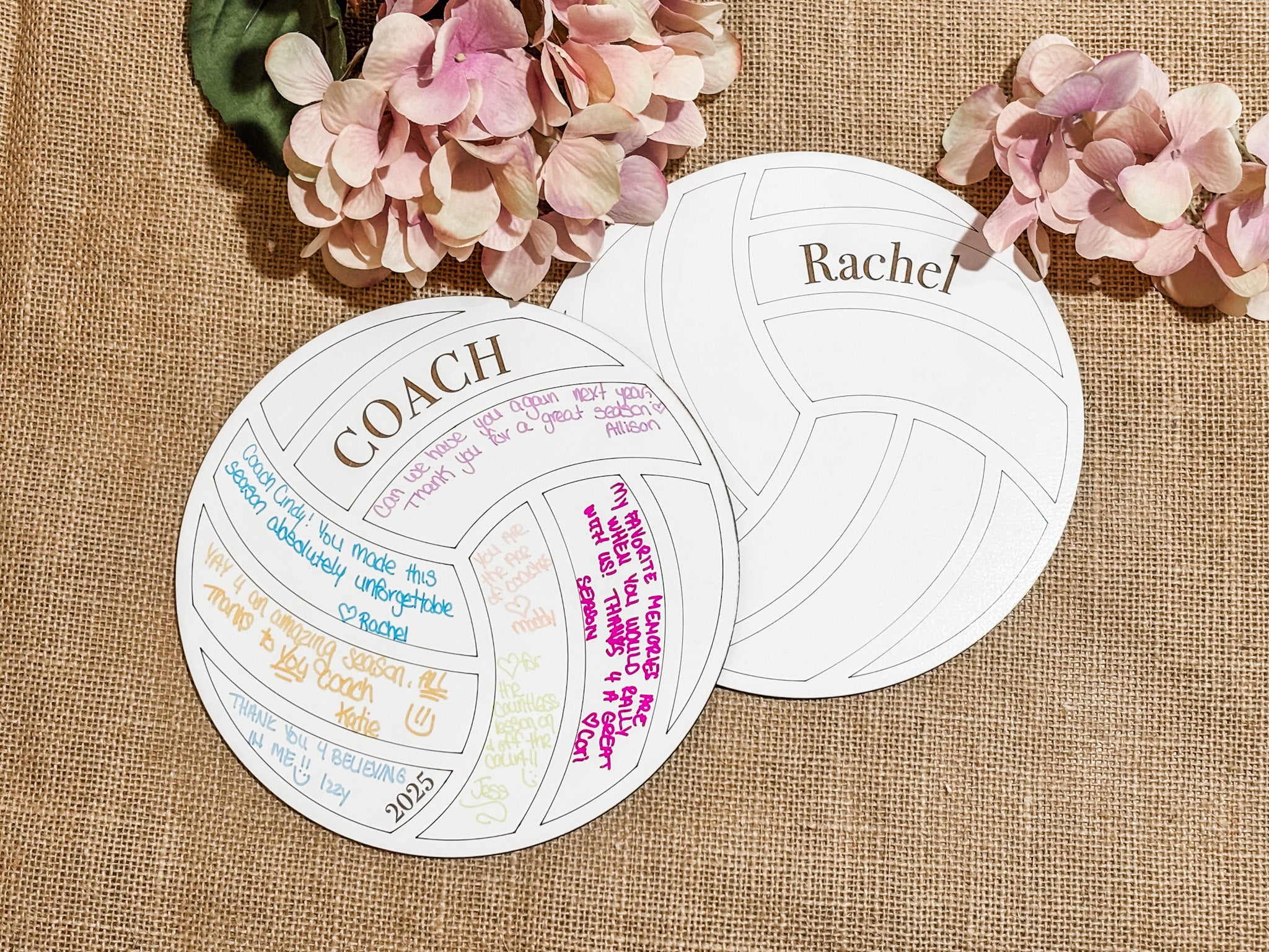 Volleyball Signature Plaque