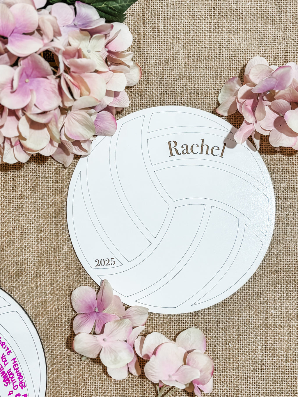 Volleyball Signature Plaque