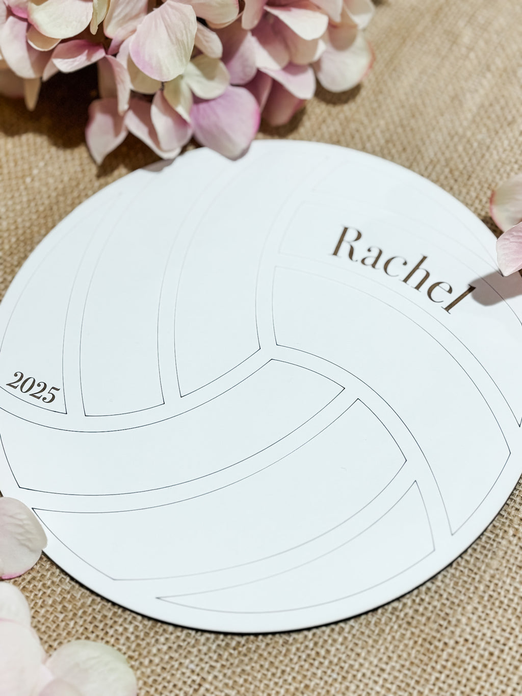 Volleyball Signature Plaque