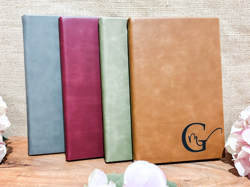 Personalized Vegan Leather Journals - H0010