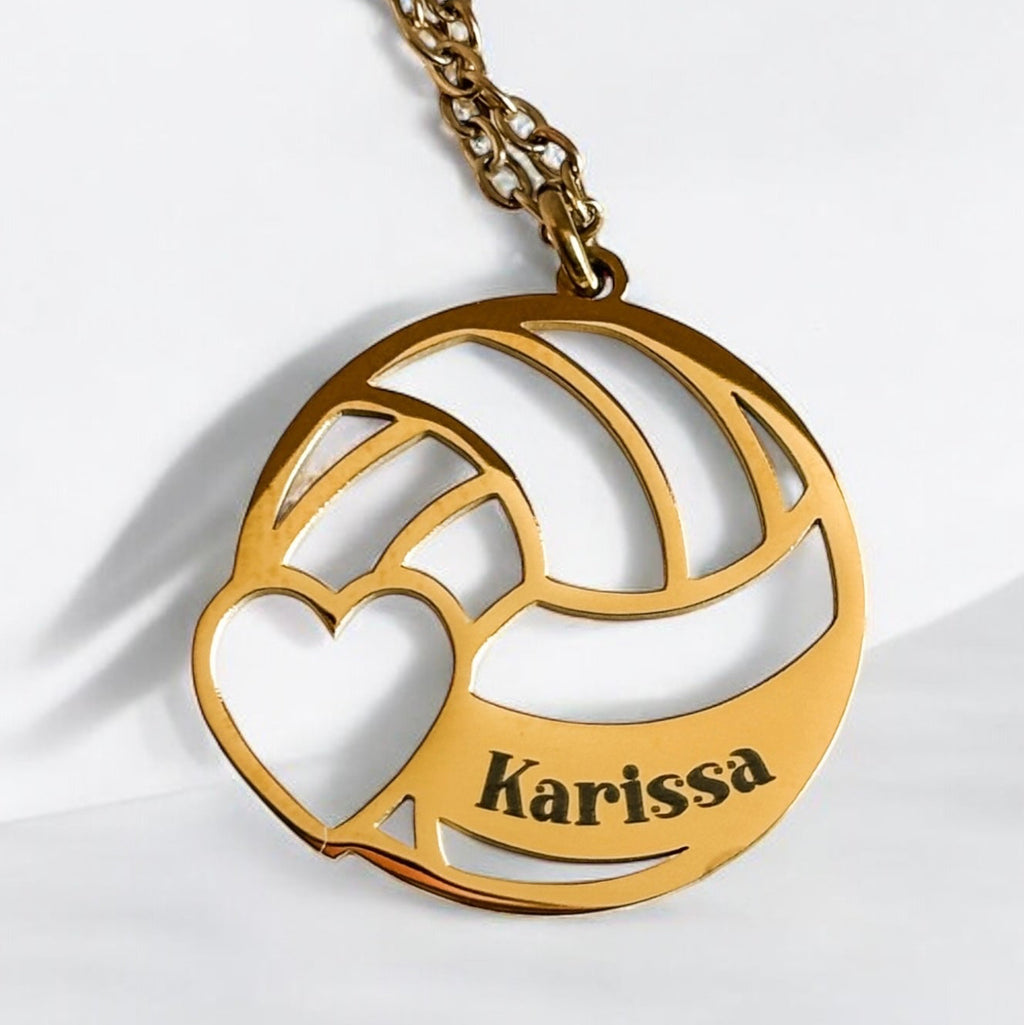 Personalized Volleyball Necklace