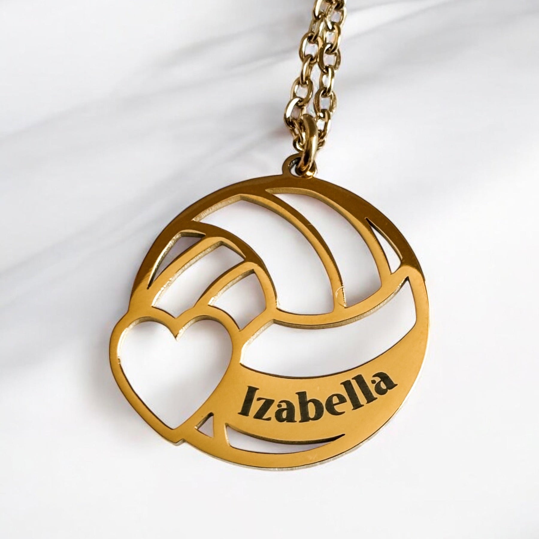 Personalized Volleyball Necklace