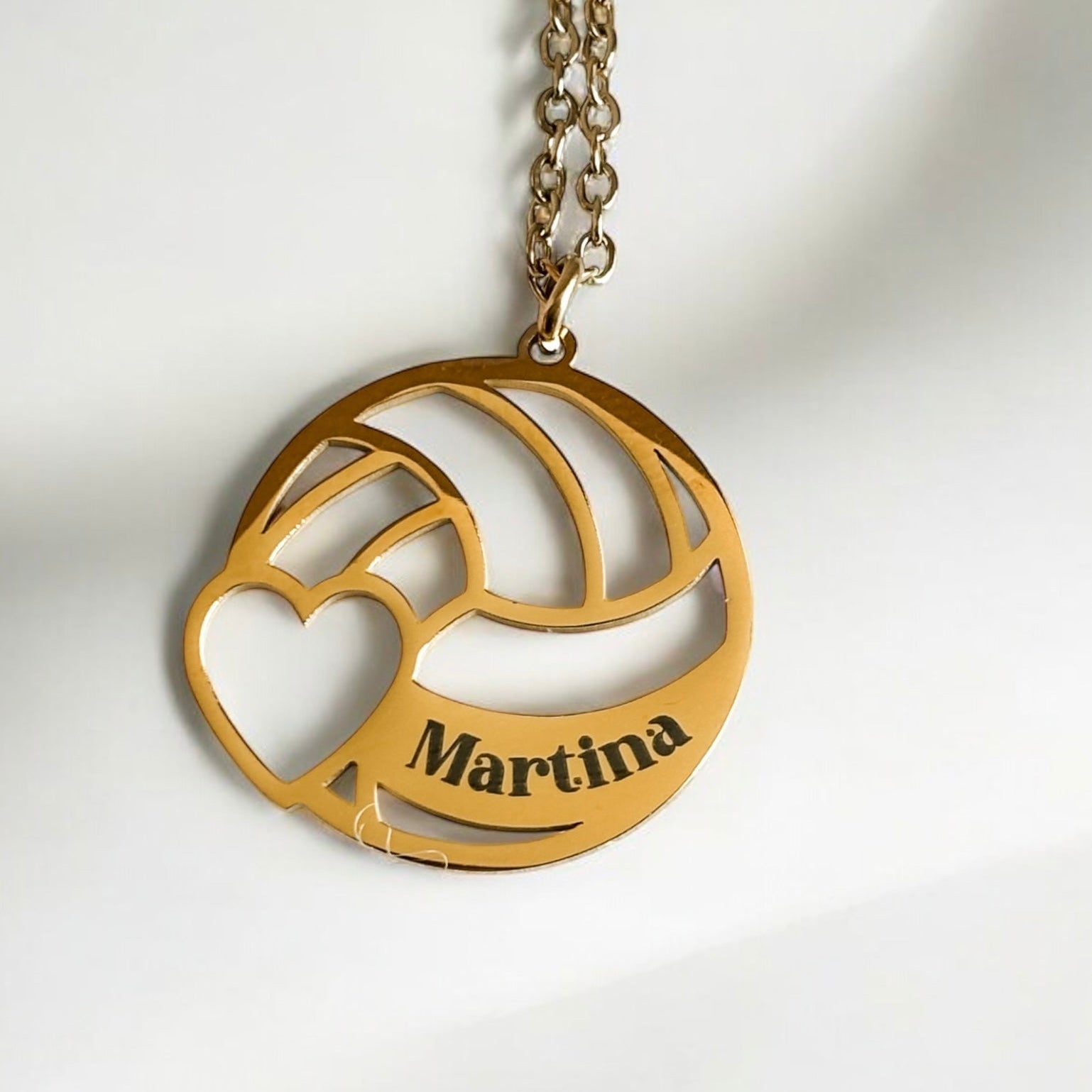 Personalized Volleyball Necklace