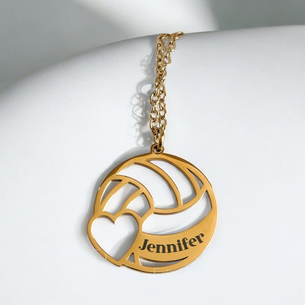 Personalized Volleyball Necklace