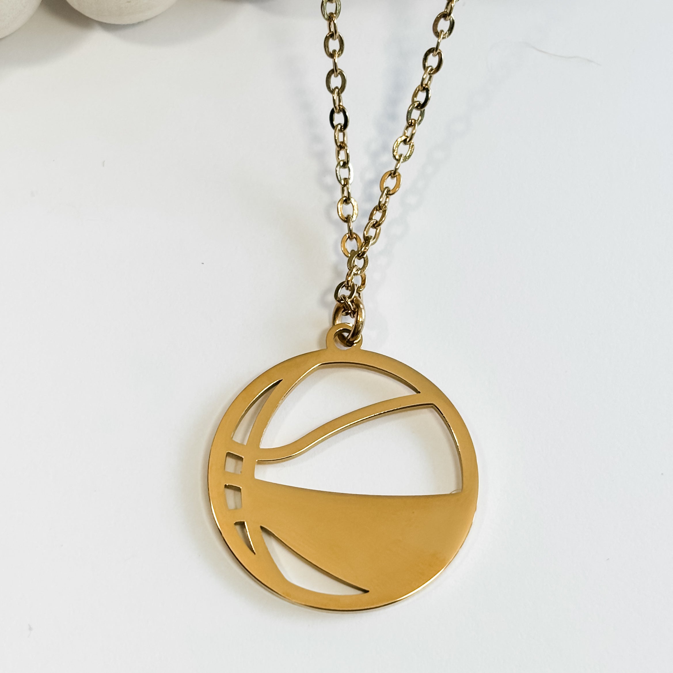 Personalized Basketball Necklace