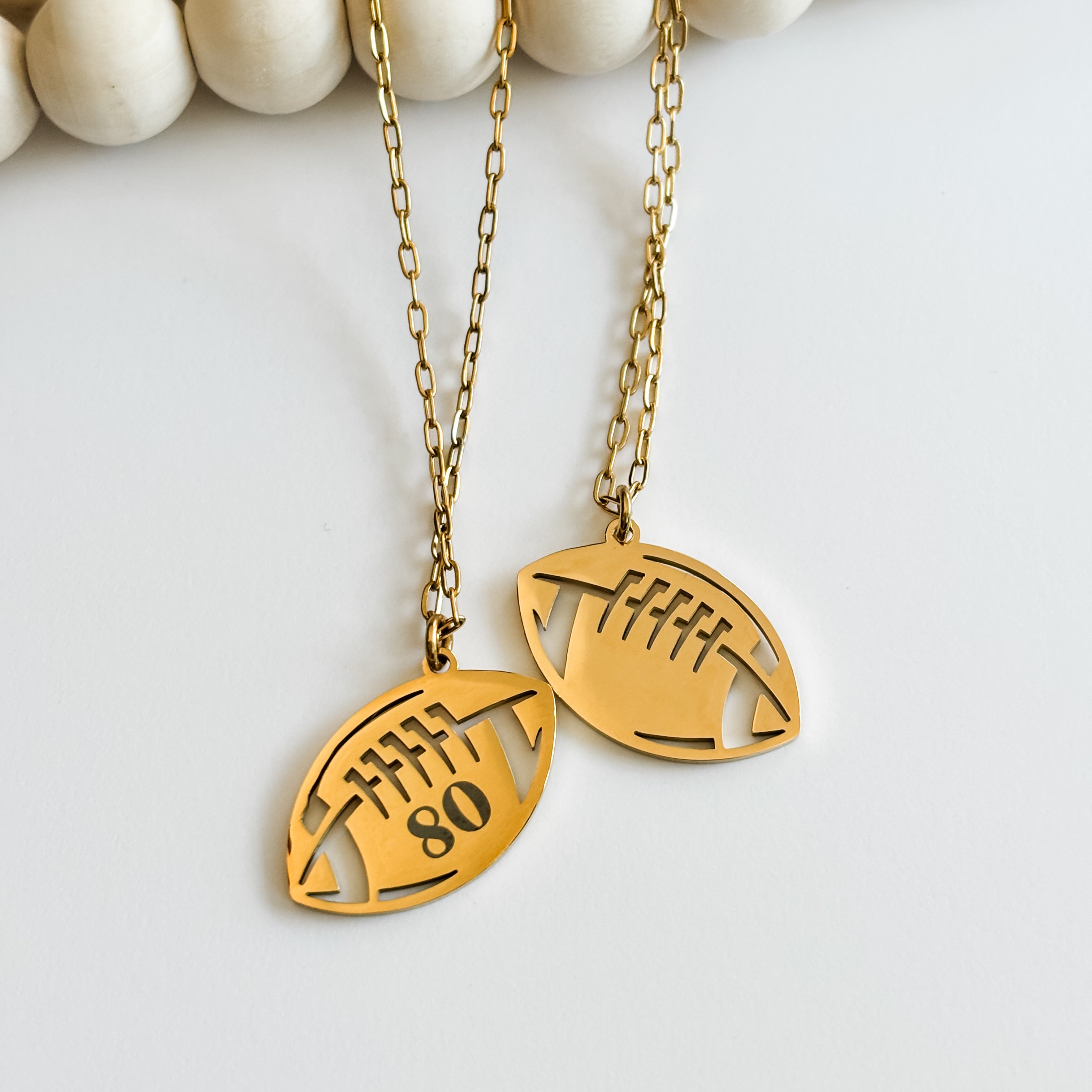 Personalized Football Necklace