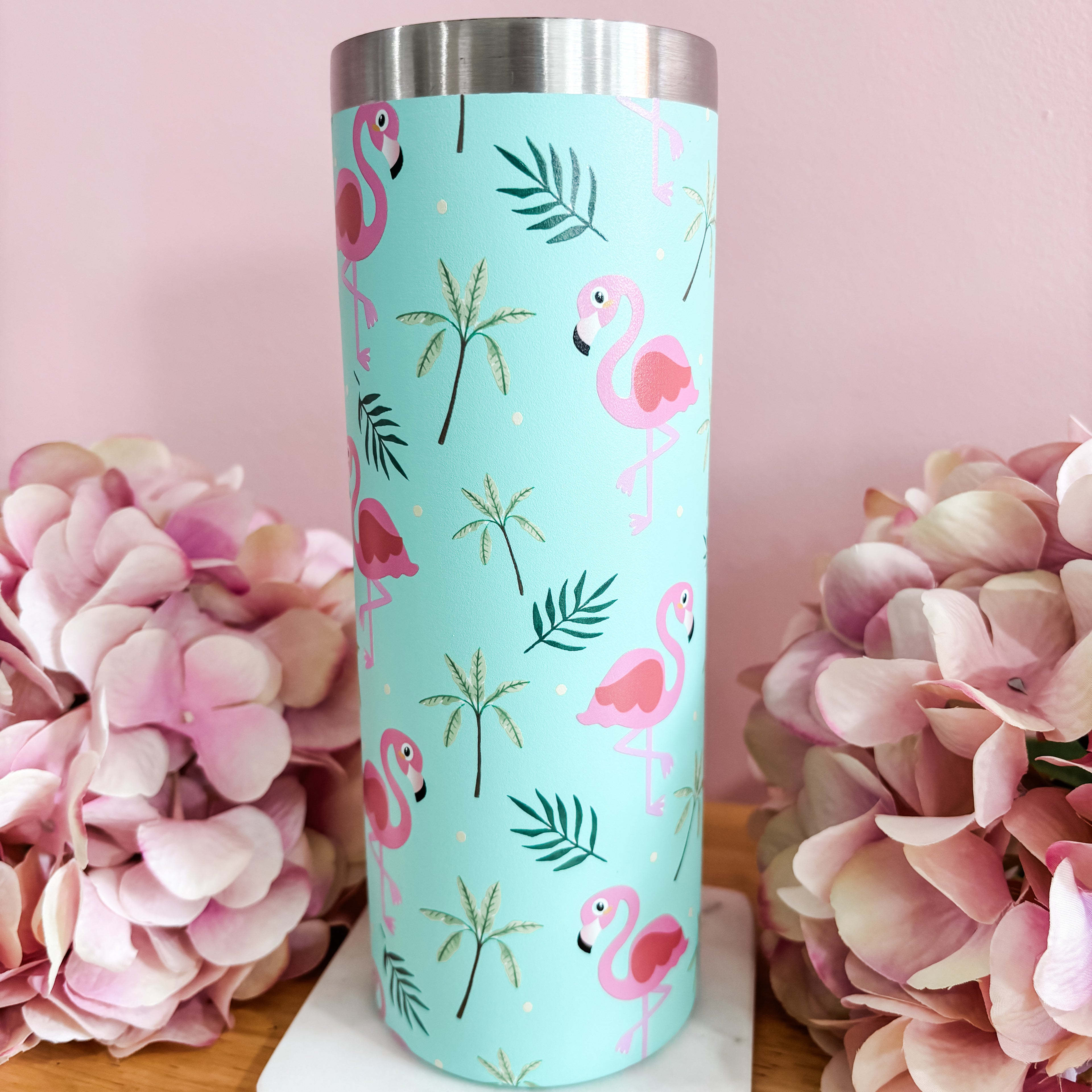 Summer Flamingo 20oz Tumbler