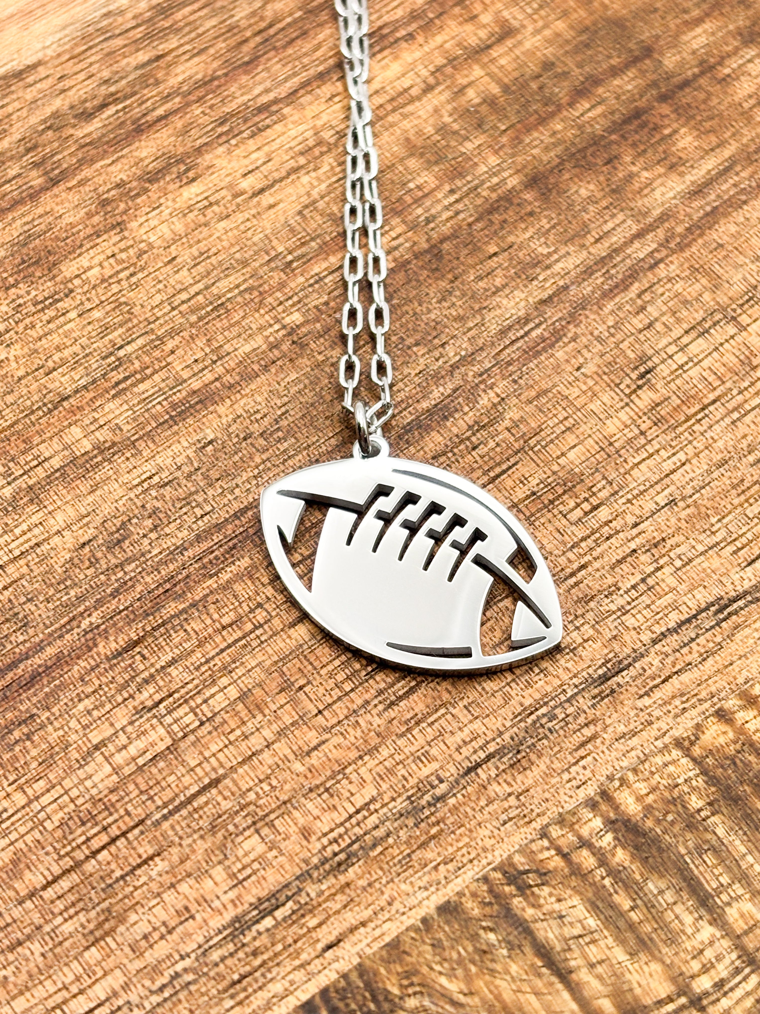 Personalized Football Necklace