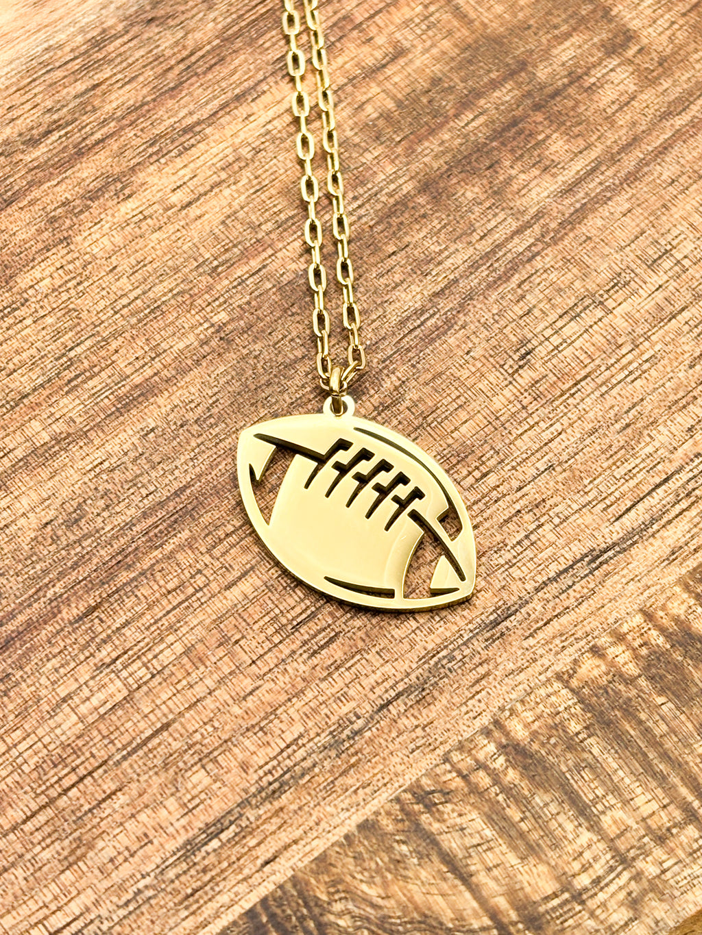 Personalized Football Necklace
