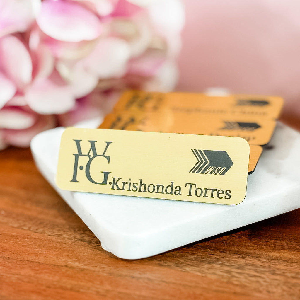 Personalized Name Tag Magnet
