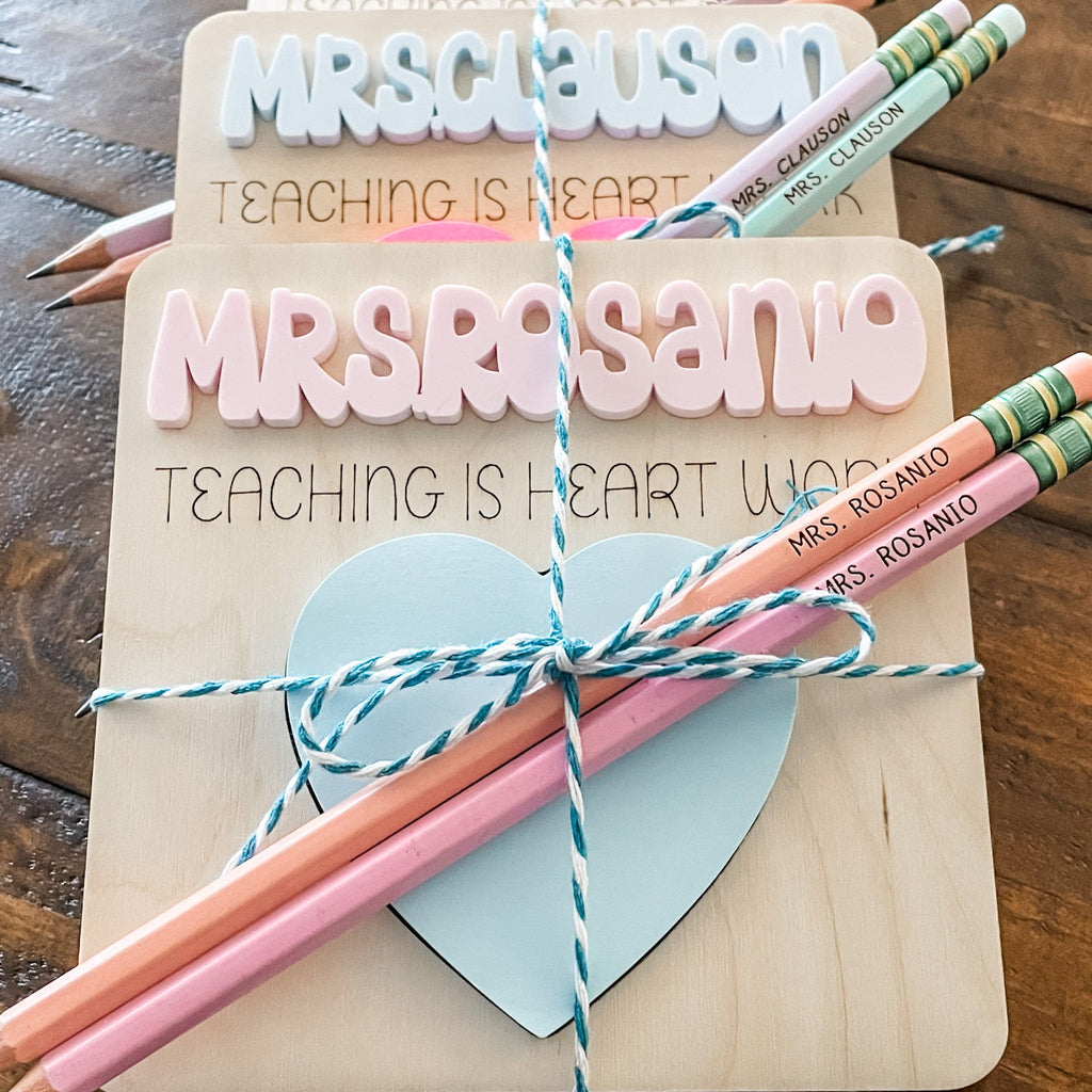 Personalized Sticky Note Holder