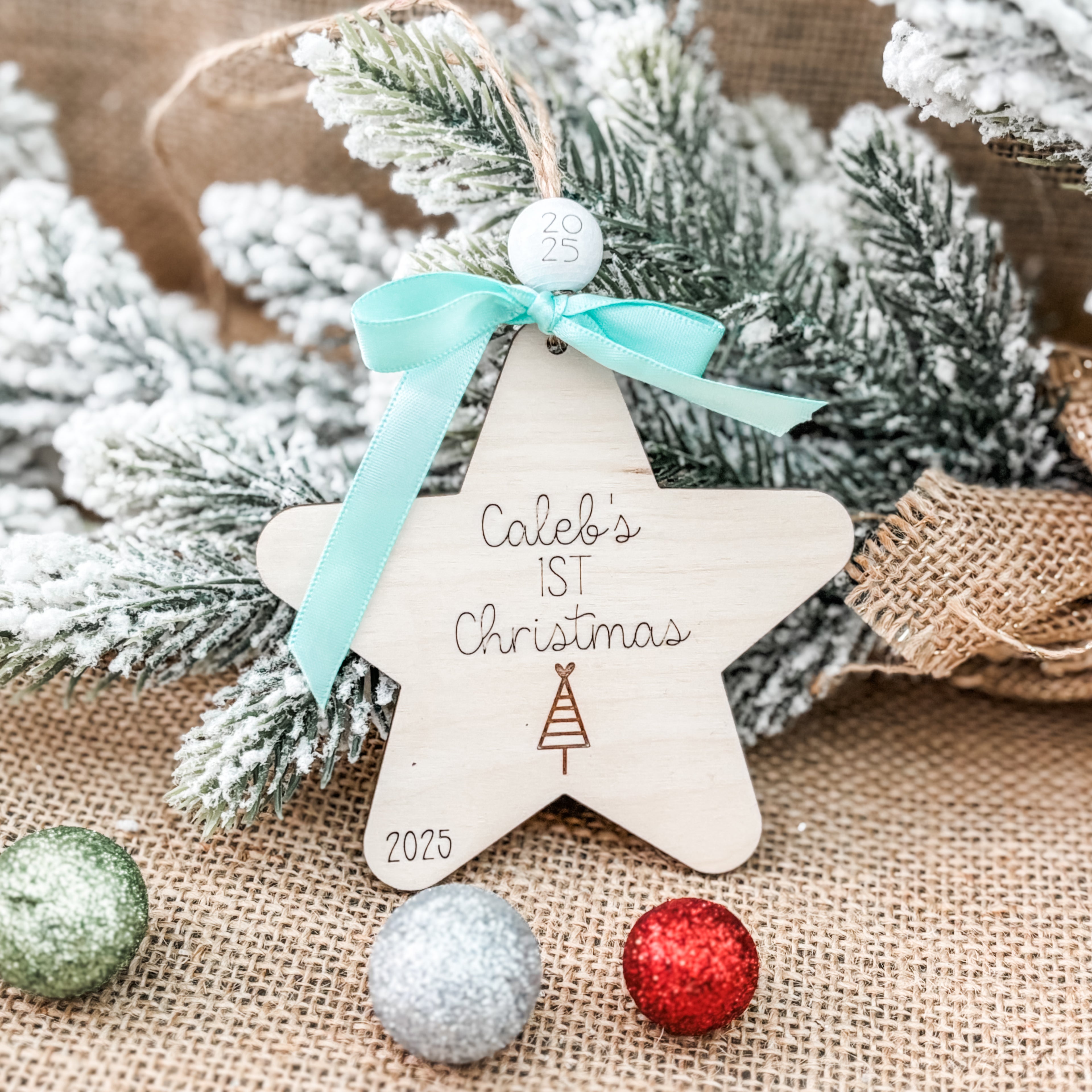 Baby's First Christmas Star Ornament