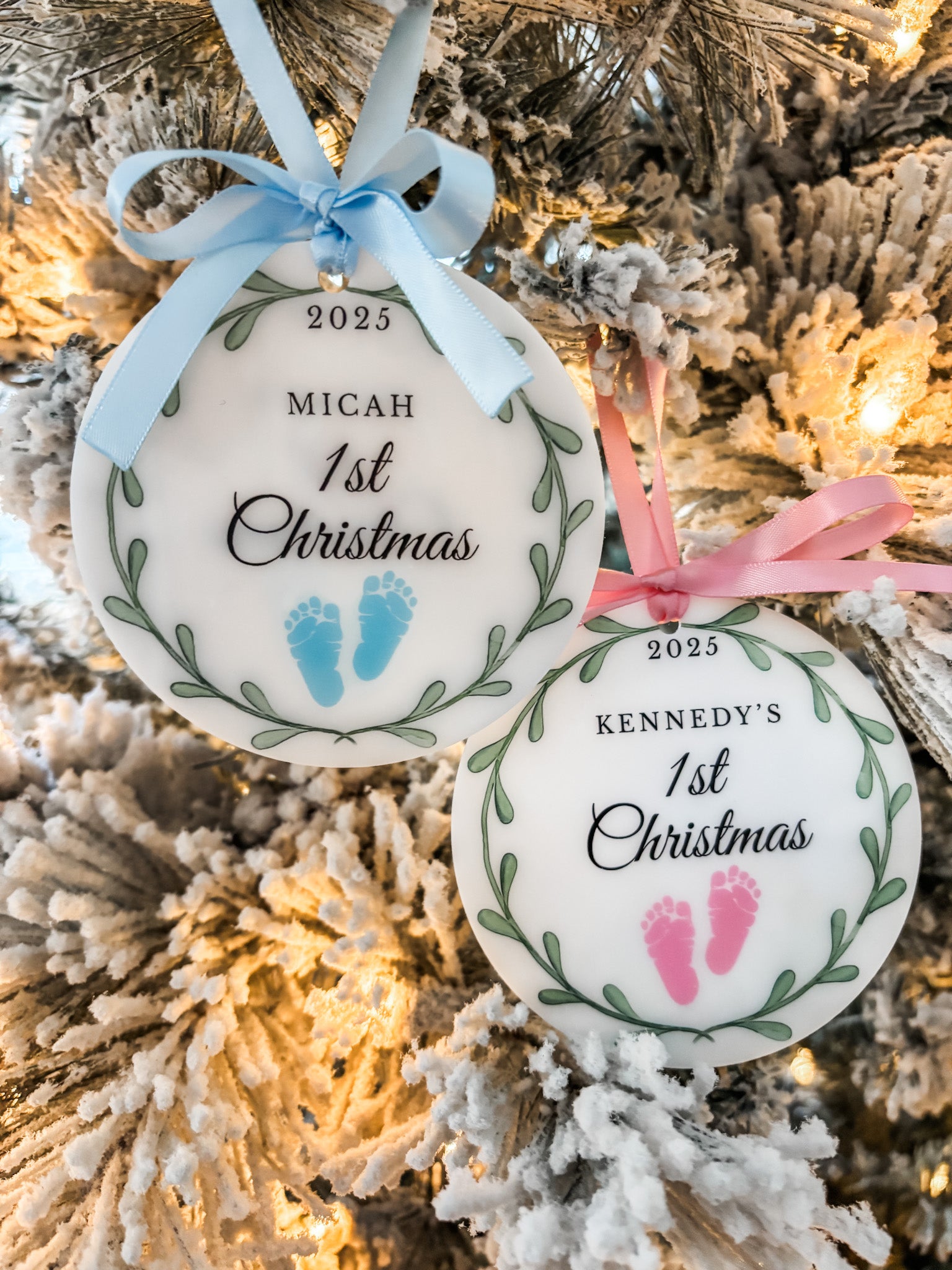 1st Christmas Ornament - H0022