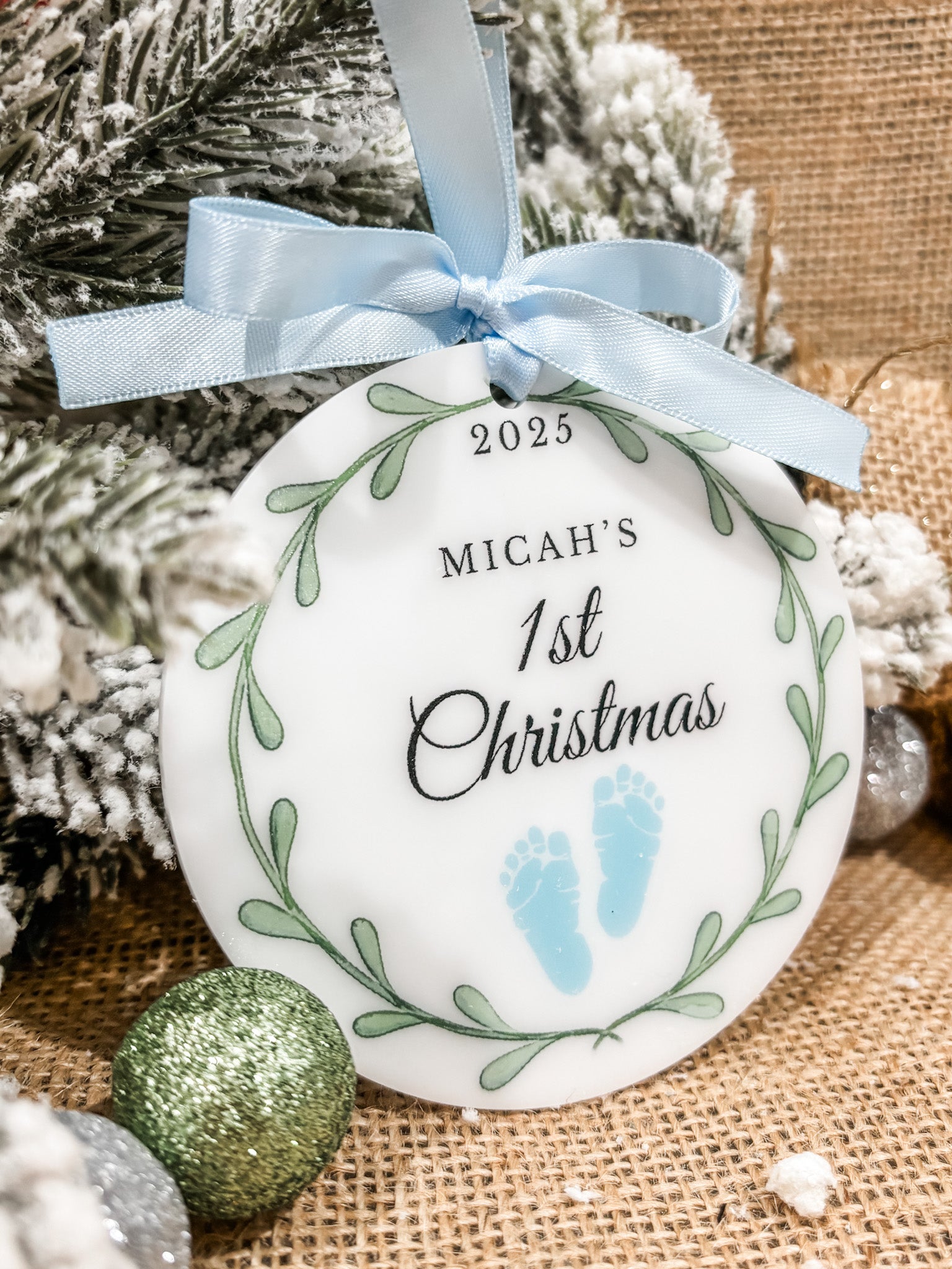 1st Christmas Ornament - H0022