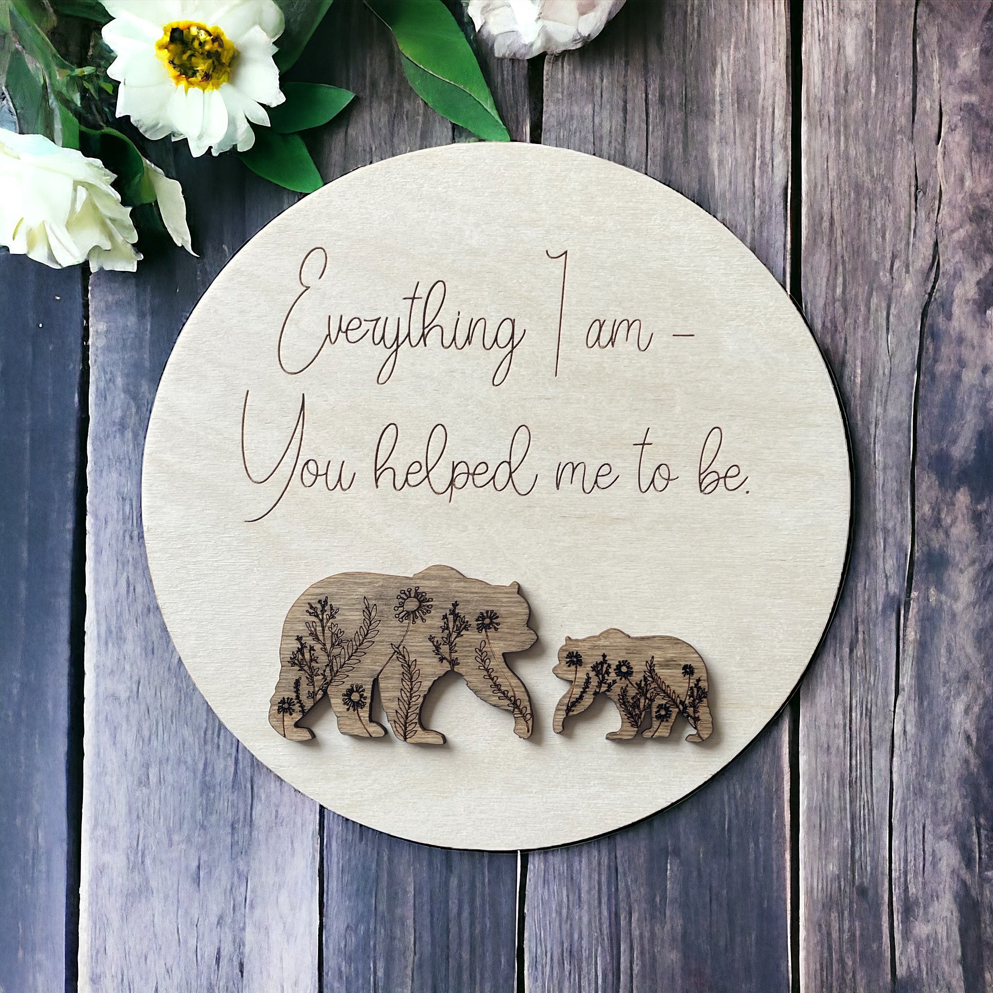 Everything I Am - Mom and Baby Bear (Circle)