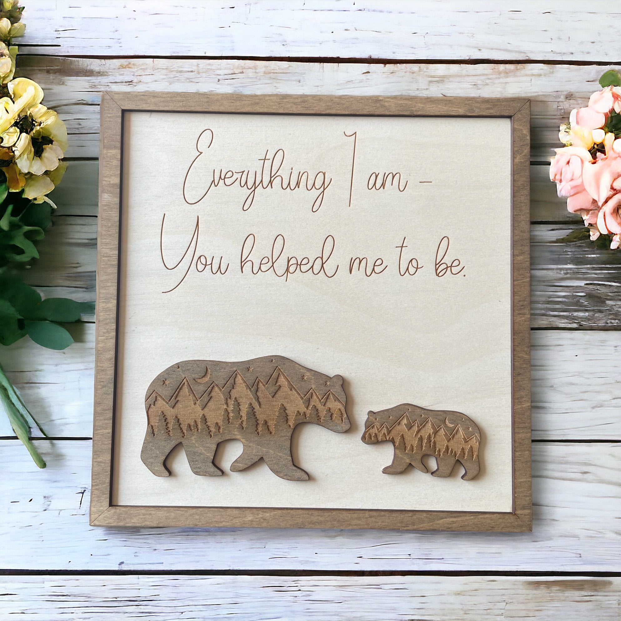 Everything I Am - Dad and Baby Mountain Bear