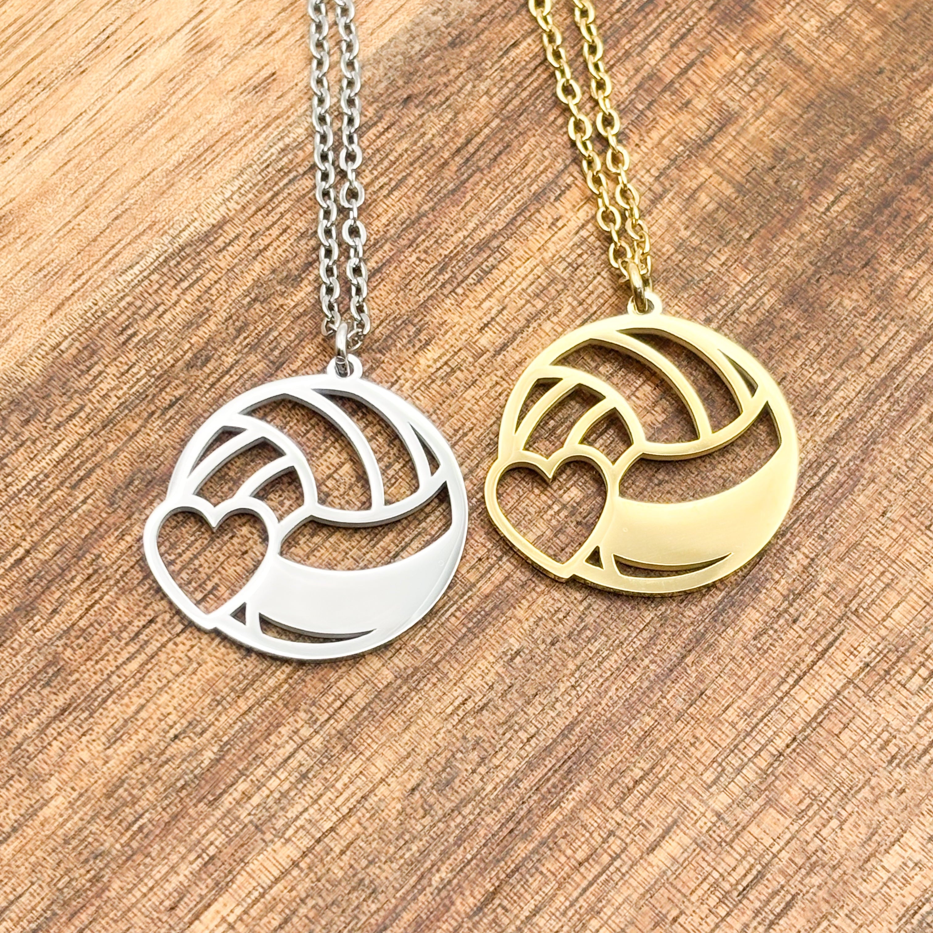 personalized volleyball necklace
