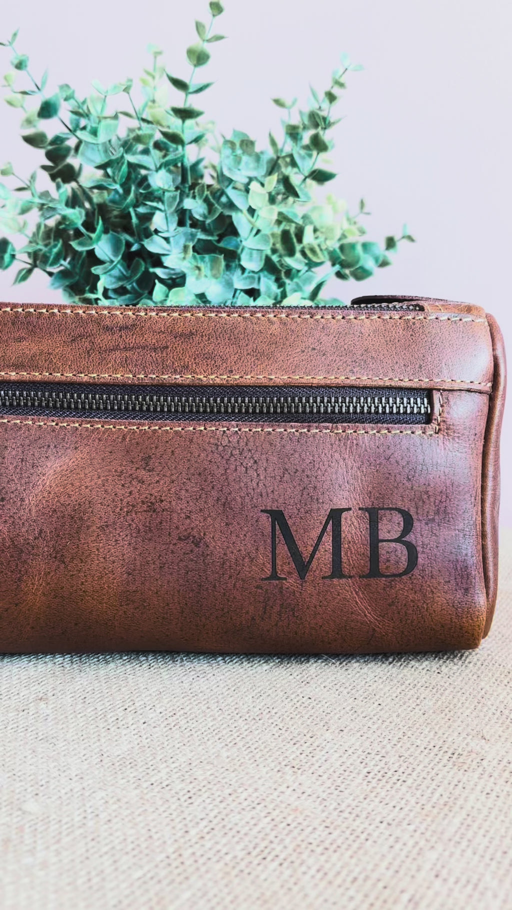 Leather Travel Toiletry Bags
