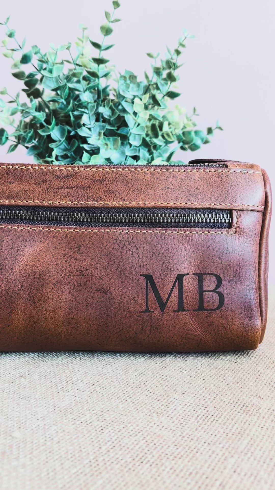 Leather Travel Toiletry Bags
