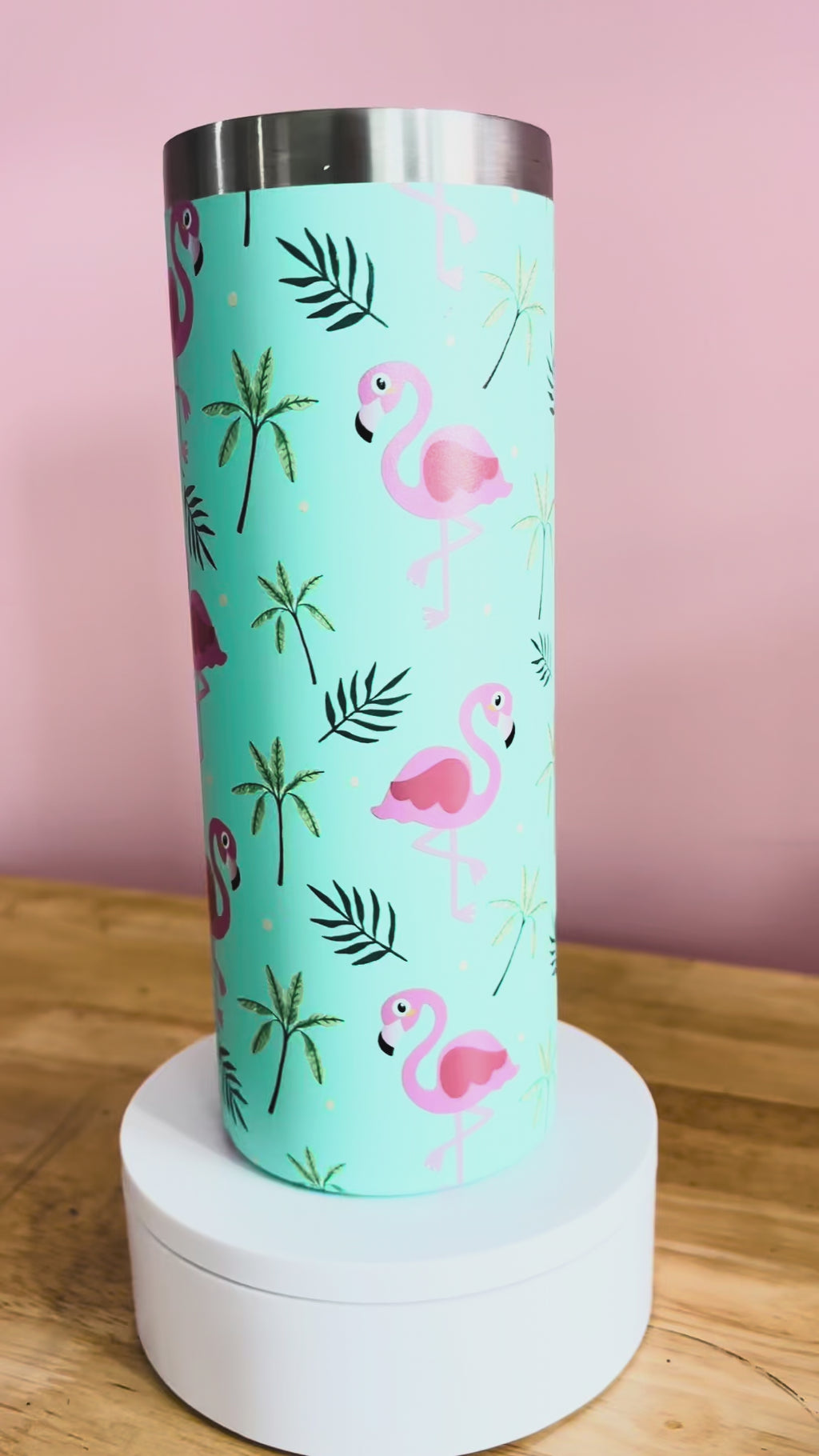Summer Flamingo 20oz Tumbler